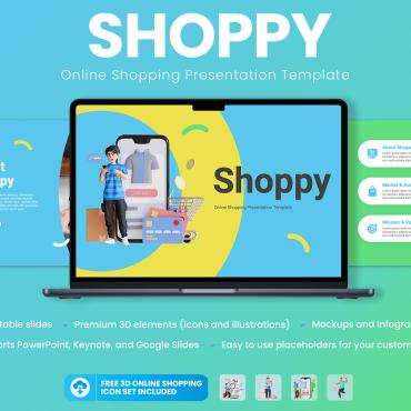Online Shopping PowerPoint Templates 354802