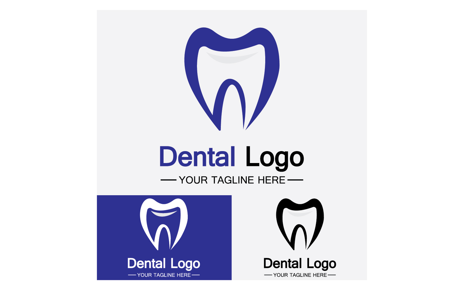 Health dental care logo icon vector v10