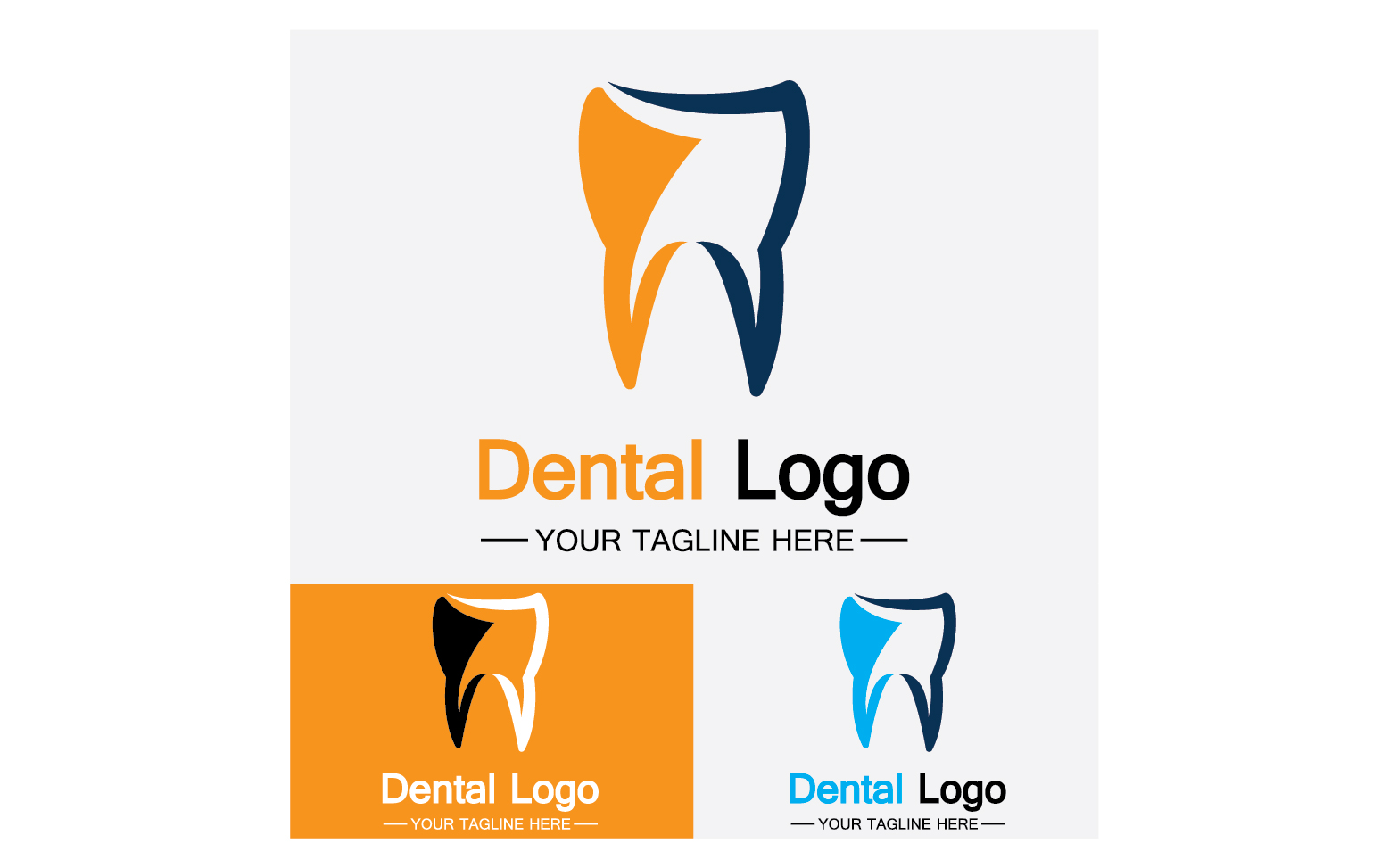 Health dental care logo icon vector v16