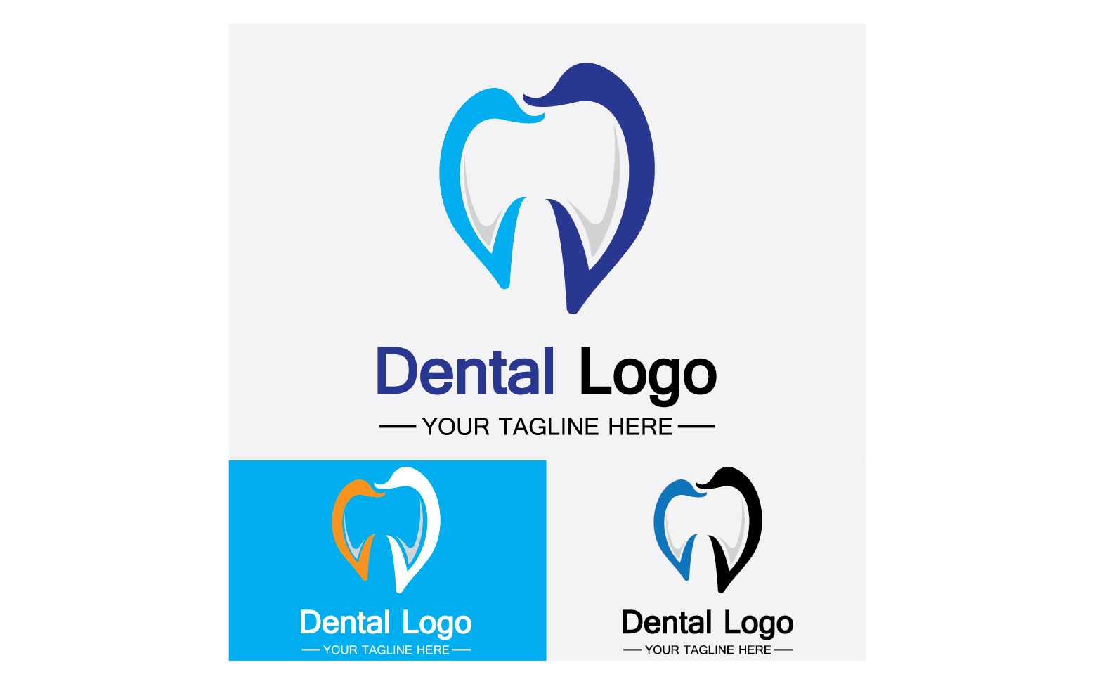 Health dental care logo icon vector v11