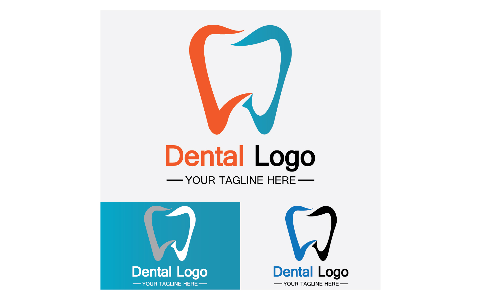 Health dental care logo icon vector v20
