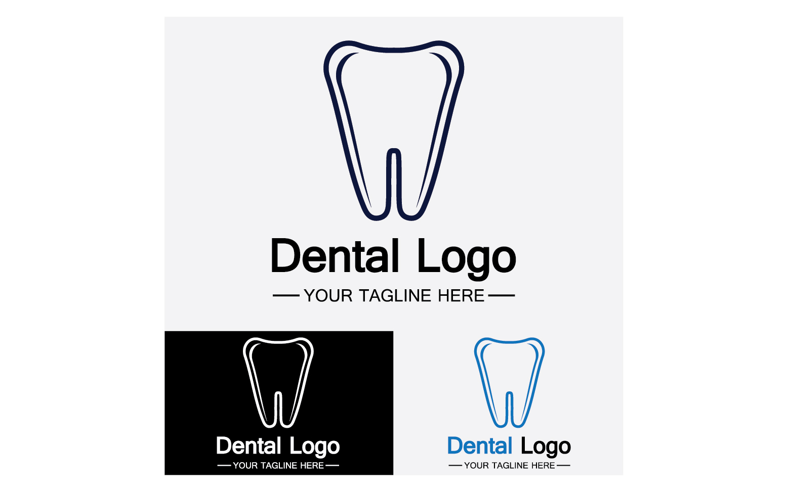 Health dental care logo icon vector v21
