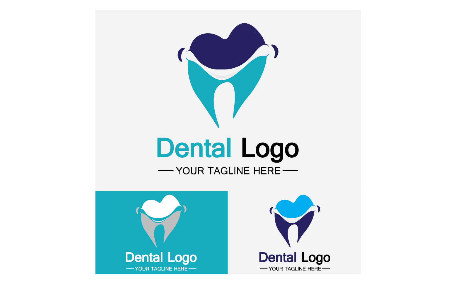Health dental care logo icon vector v19