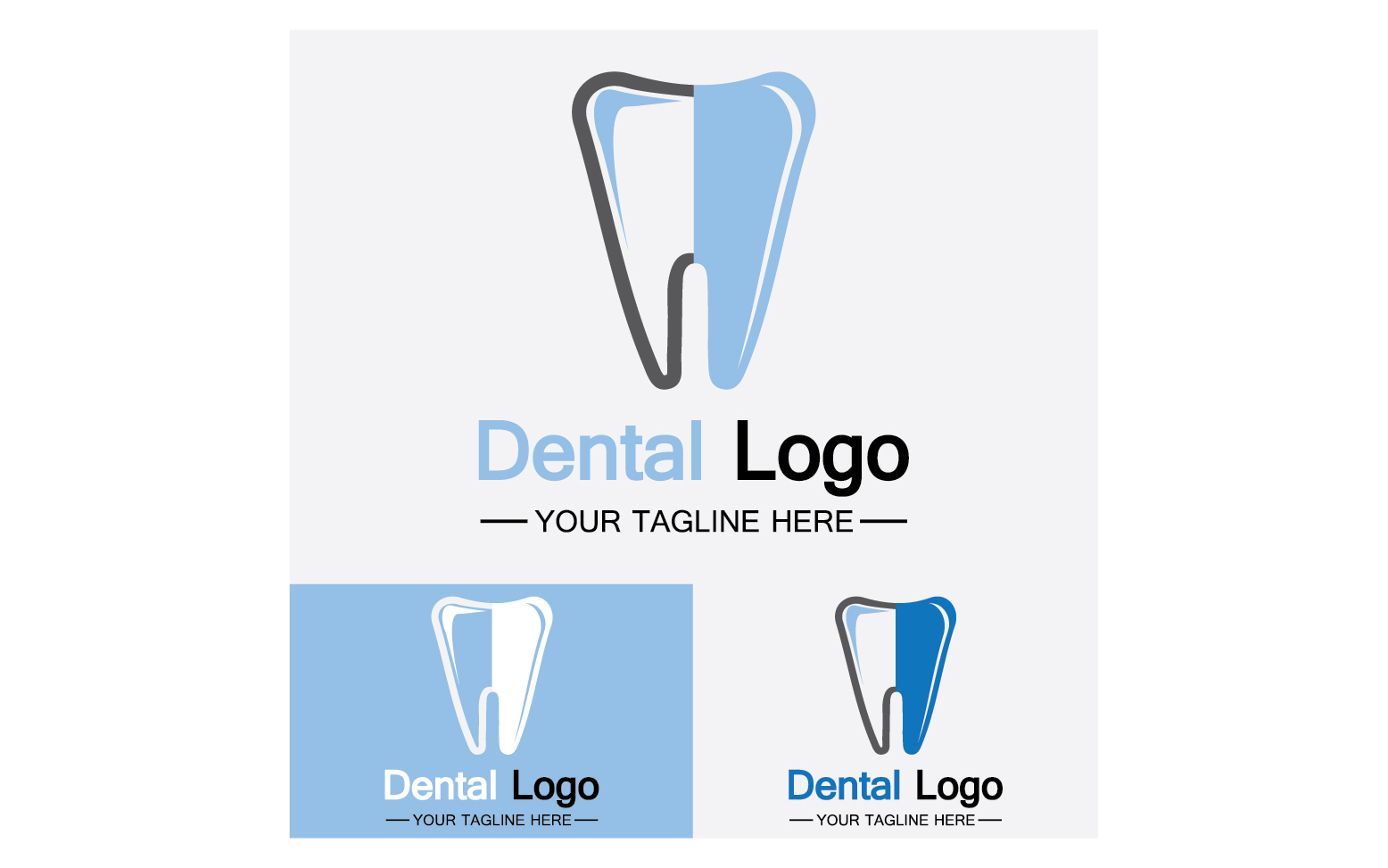 Health dental care logo icon vector v22