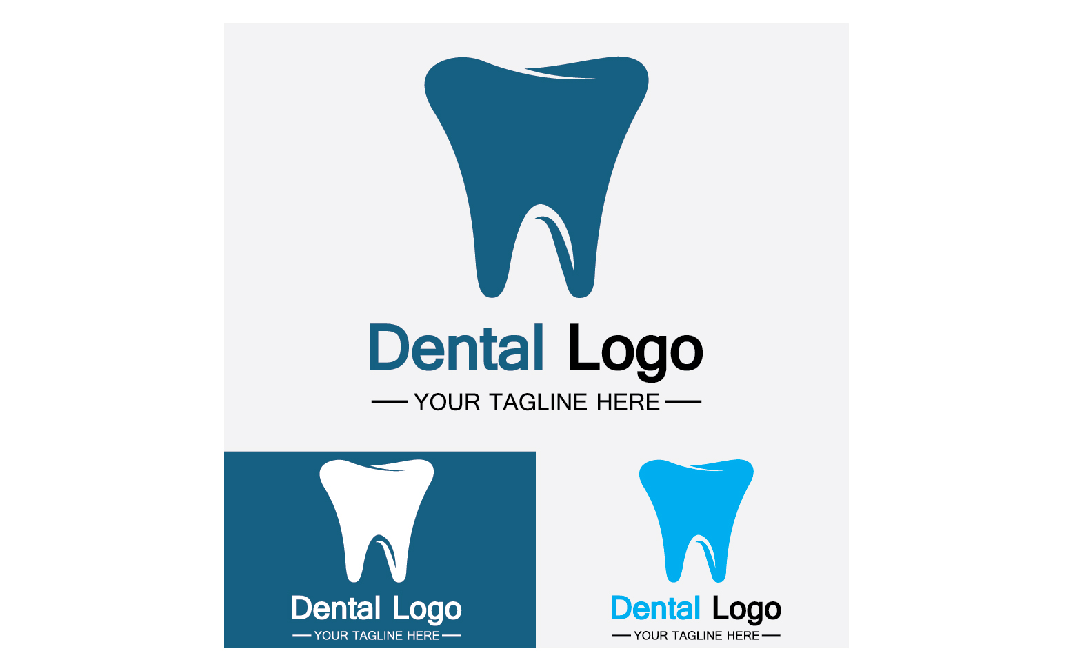 Health dental care logo icon vector v23