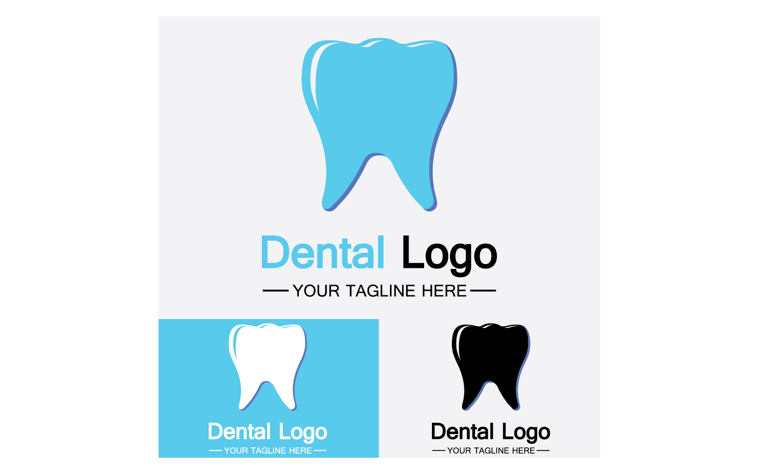 Health dental care logo icon vector v34