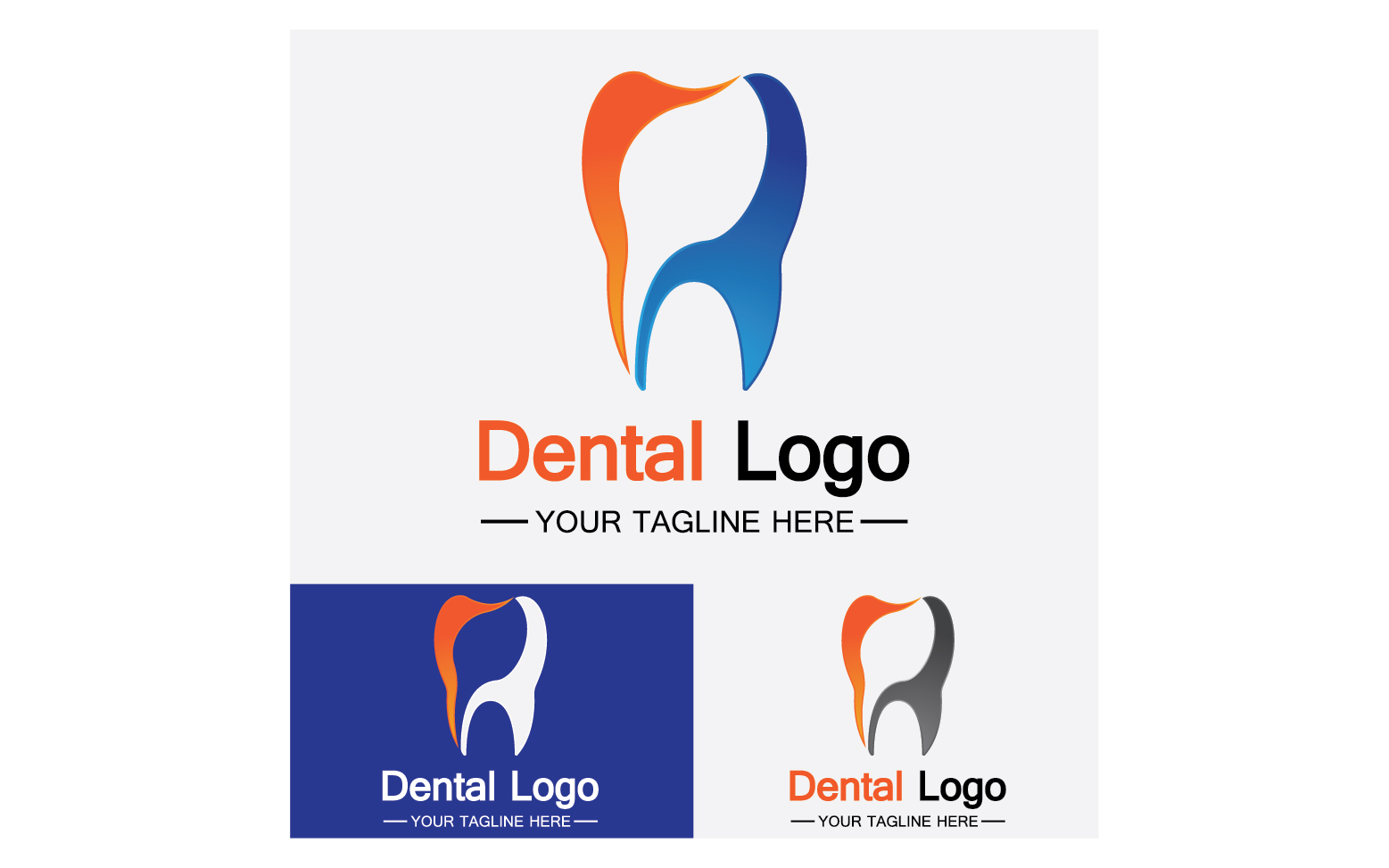 Health dental care logo icon vector v24