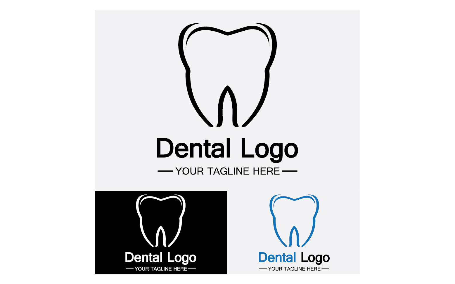Health dental care logo icon vector v27
