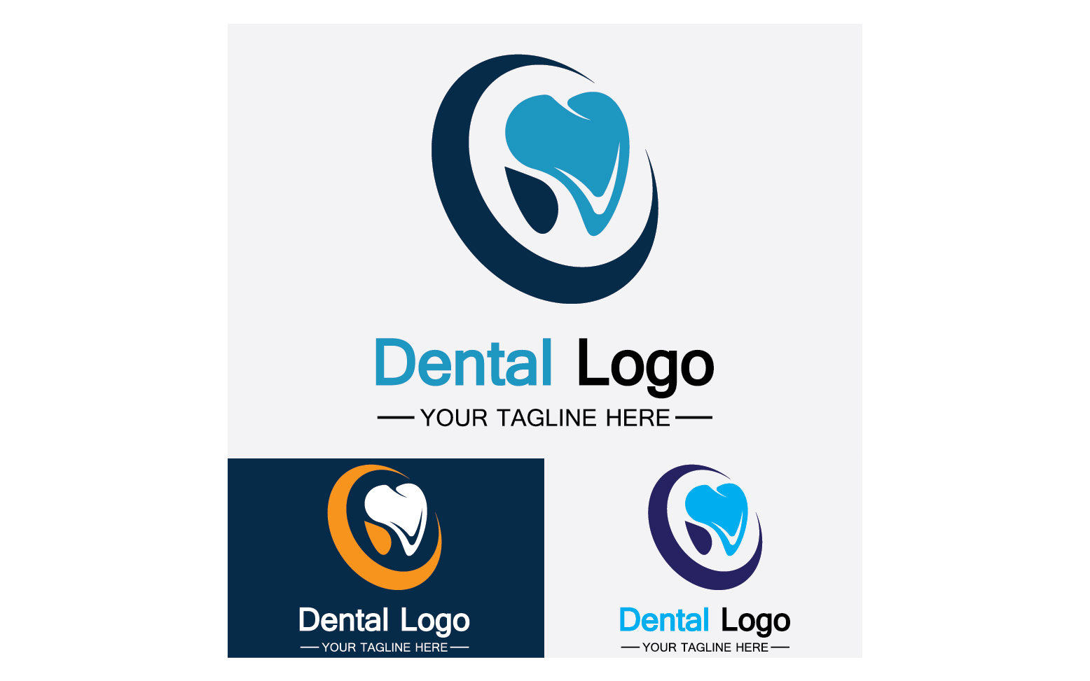 Health dental care logo icon vector v36