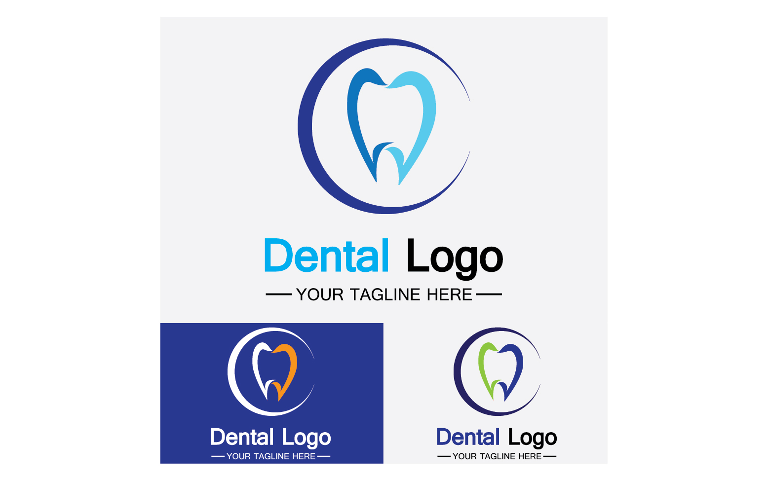 Health dental care logo icon vector v38