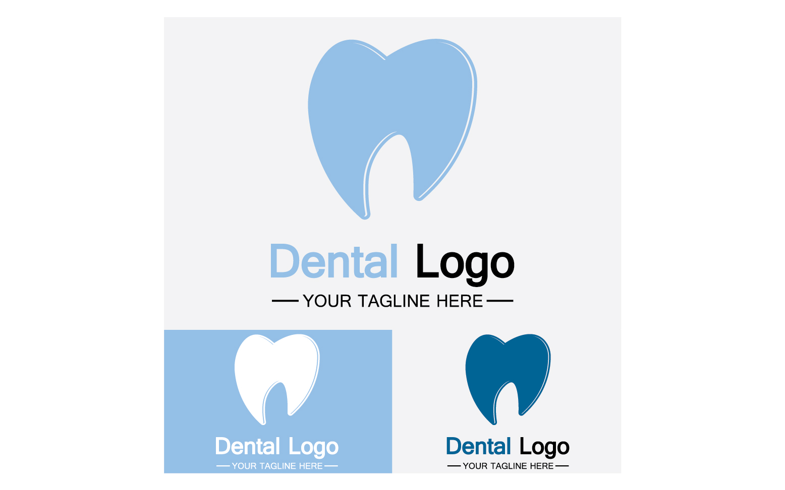 Health dental care logo icon vector v33