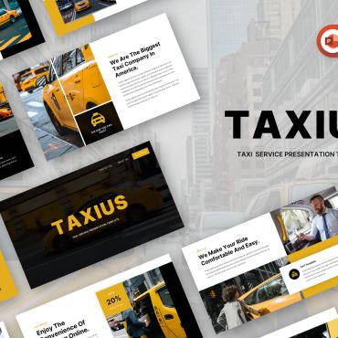 Car Taxi PowerPoint Templates 355509