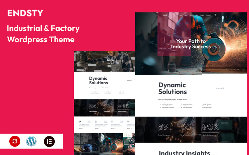 Endsty  - Industrial & Factory Wordpress Theme