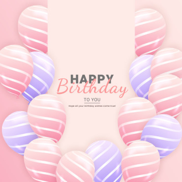 Balloons Party Illustrations Templates 355579