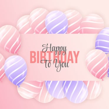 Balloons Party Illustrations Templates 355582