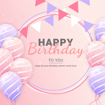 Balloons Party Illustrations Templates 355584