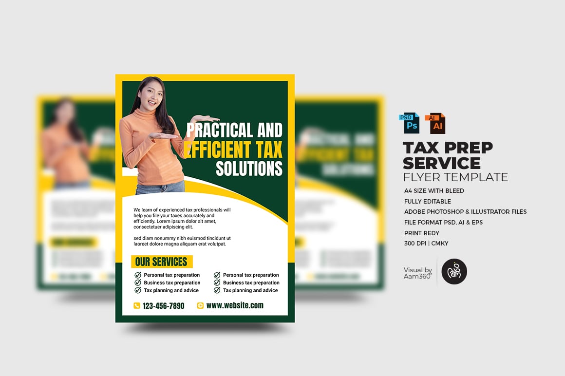 Tax & Consulting Services Flyer Template_V03