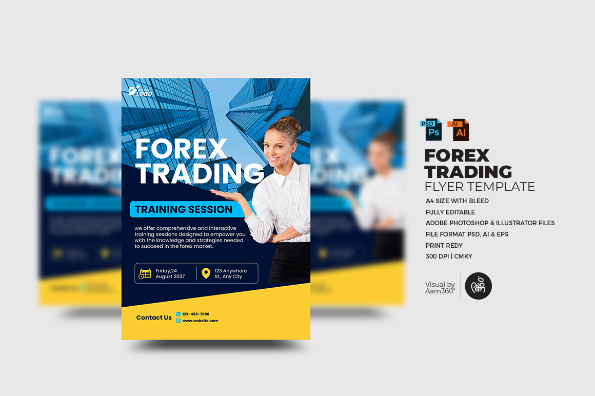 Forex Trading Flyer Template