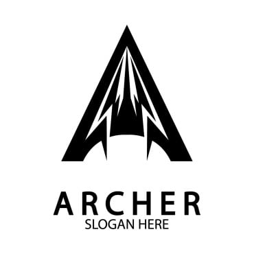 Archery Archer Logo Templates 355677