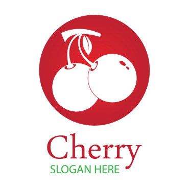 Cherry Icon Logo Templates 355788