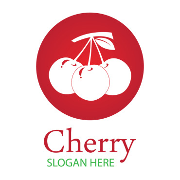 Cherry Icon Logo Templates 355791