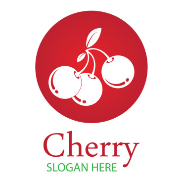 Cherry Icon Logo Templates 355800