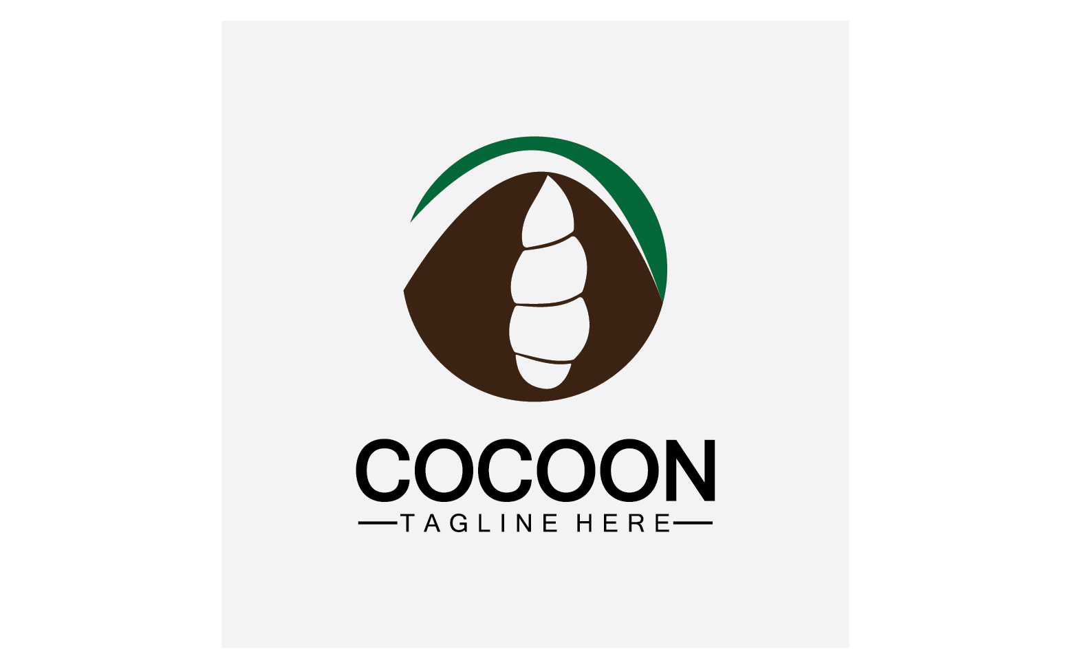 Cocoon butterfly logo icon vector v26