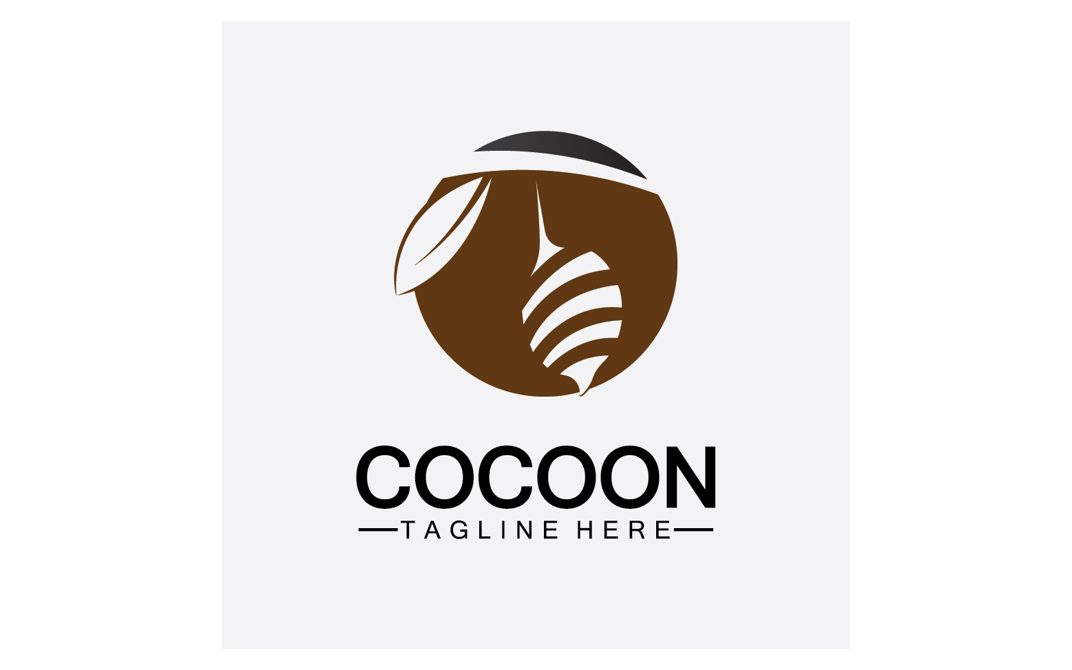 Cocoon butterfly logo icon vector v24