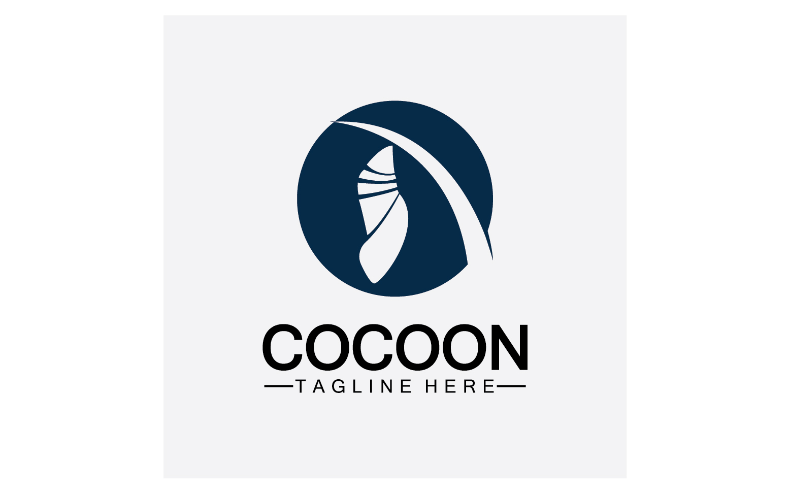 Cocoon butterfly logo icon vector v31