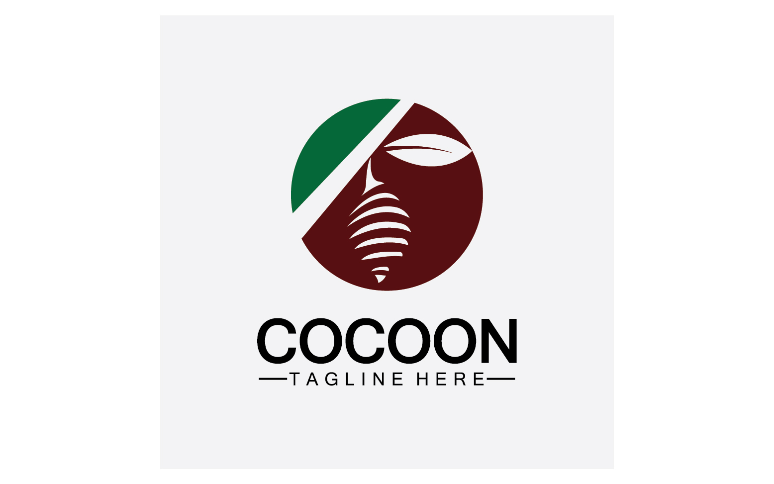 Cocoon butterfly logo icon vector v36
