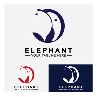 Elephant Symbol Logo Templates 355958