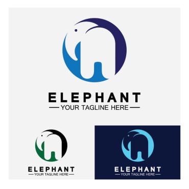 Elephant Symbol Logo Templates 355961