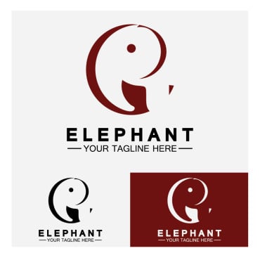 Elephant Symbol Logo Templates 355966