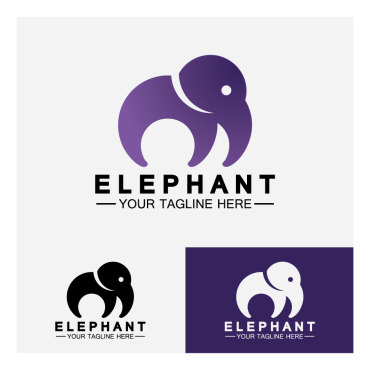 Elephant Symbol Logo Templates 355983