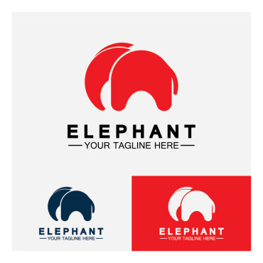 Elephant Symbol Logo Templates 355988