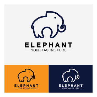 Elephant Symbol Logo Templates 355992