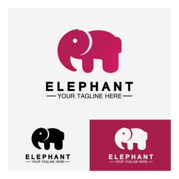 Elephant Symbol Logo Templates 355996