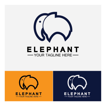 Elephant Symbol Logo Templates 355997