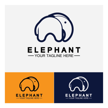 Elephant Symbol Logo Templates 356001