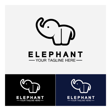 Elephant Symbol Logo Templates 356008