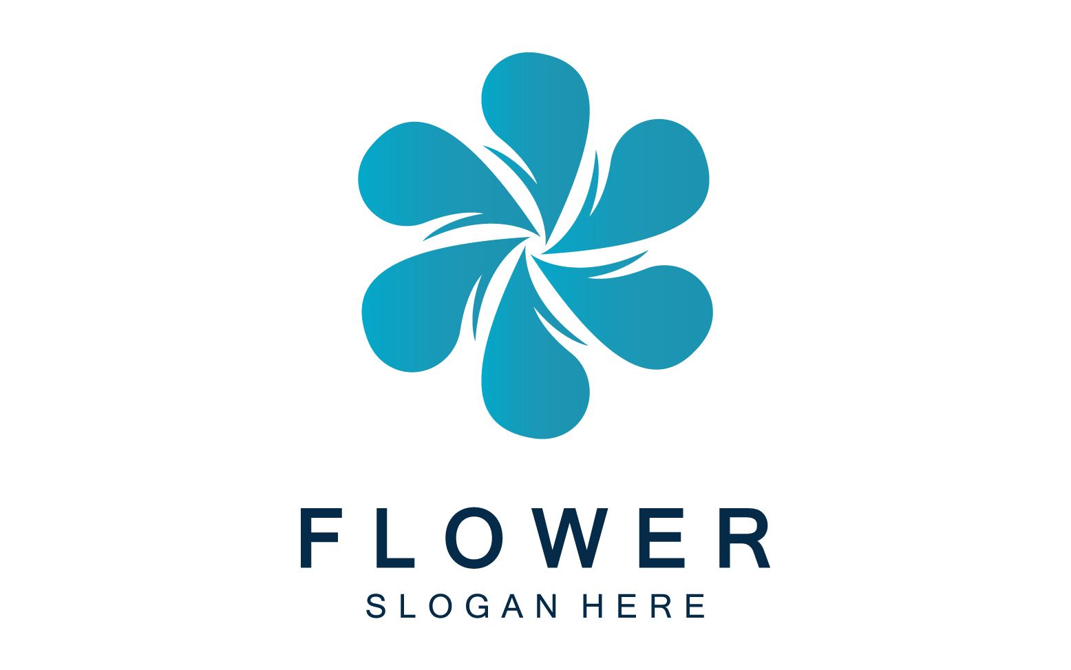 Flower icon logo vector template v15