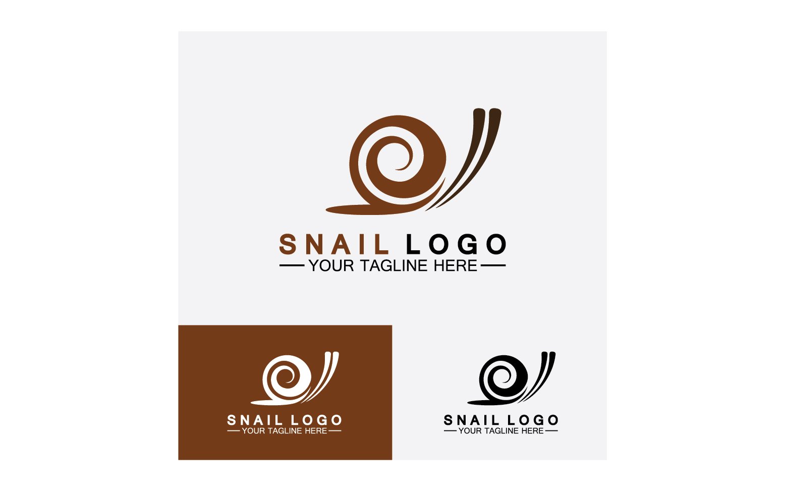 Snail animal slow logo icon vector template v33