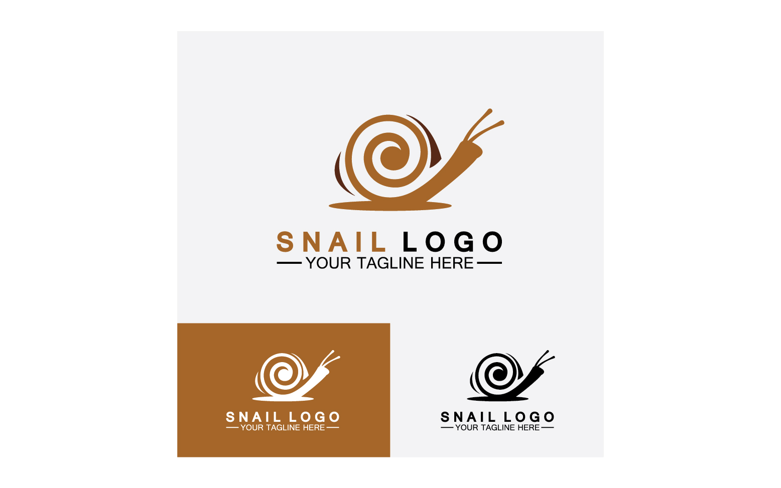 Snail animal slow logo icon vector template v39