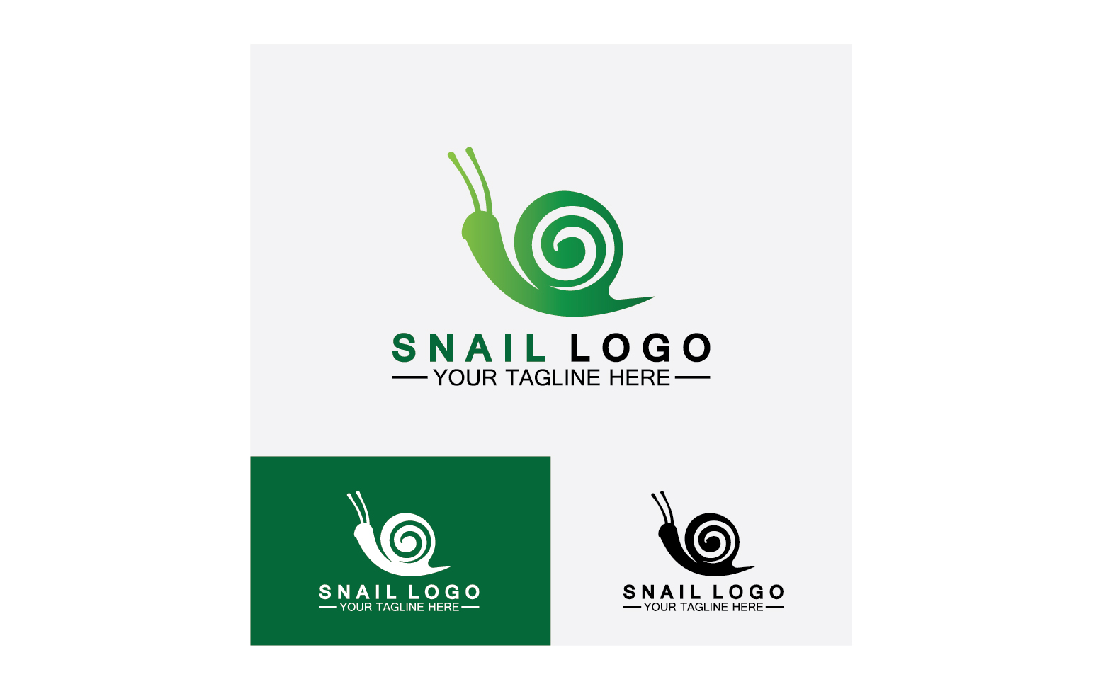 Snail animal slow logo icon vector template v40