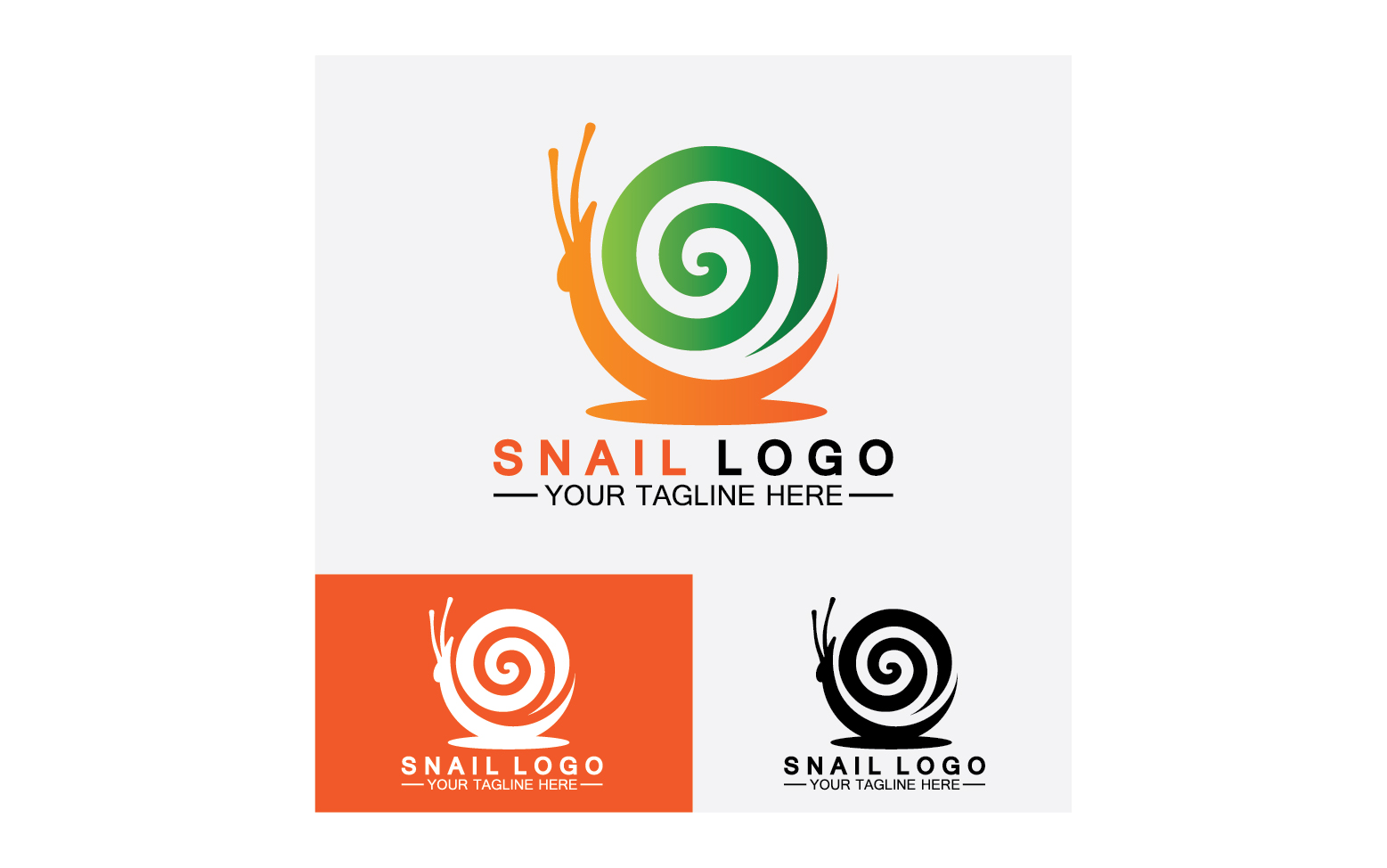Snail animal slow logo icon vector template v50