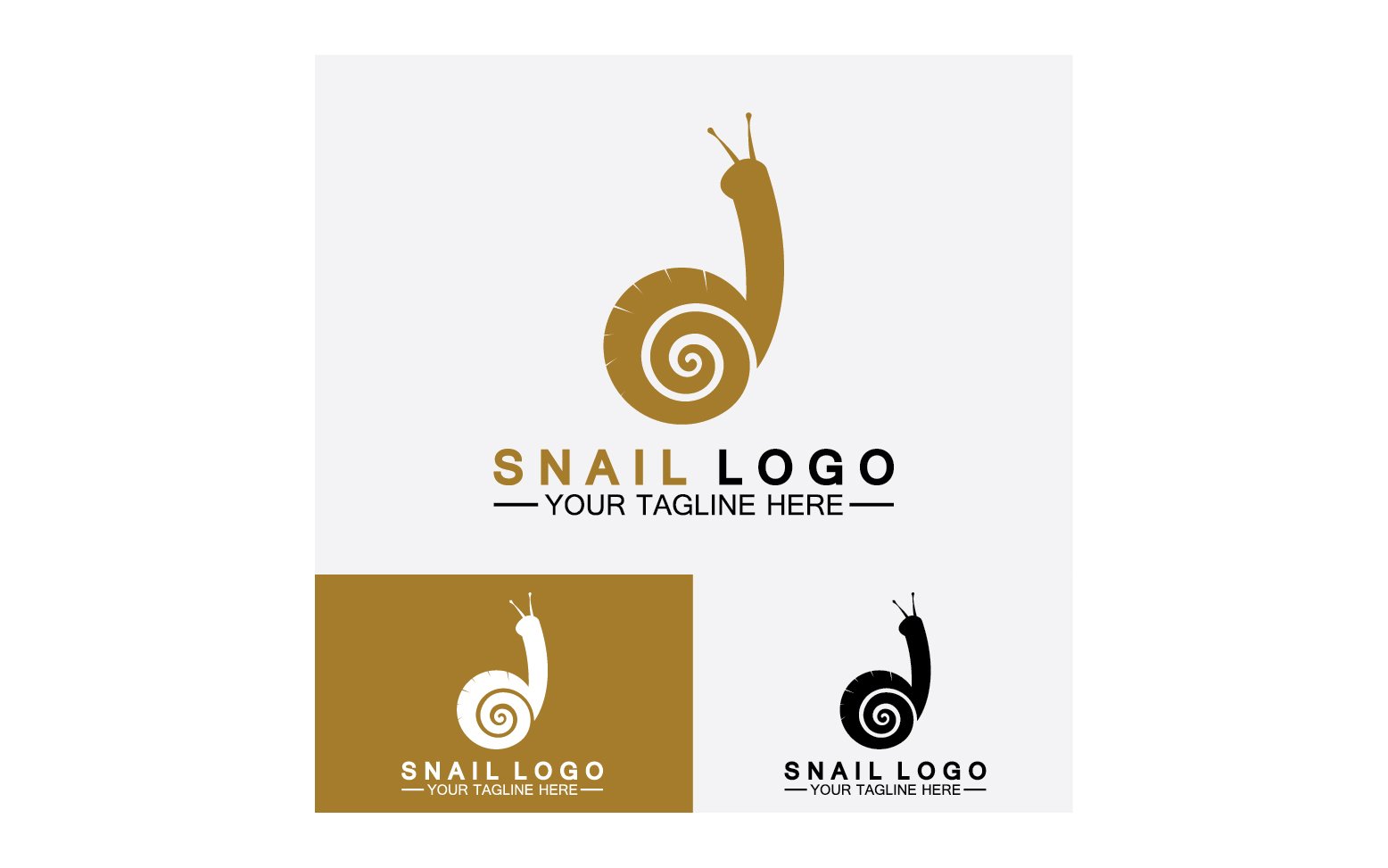Snail animal slow logo icon vector template v46