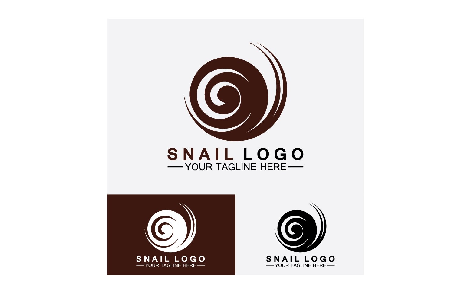 Snail animal slow logo icon vector template v52