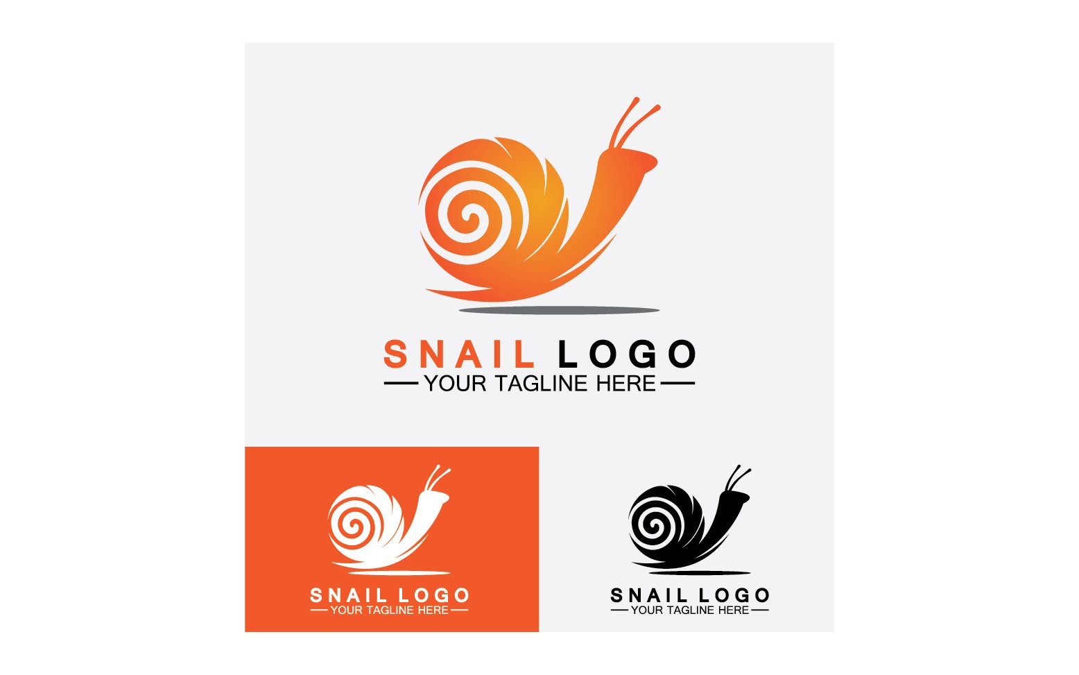 Snail animal slow logo icon vector template v47