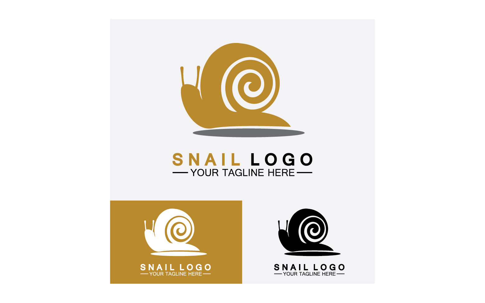 Snail animal slow logo icon vector template v48