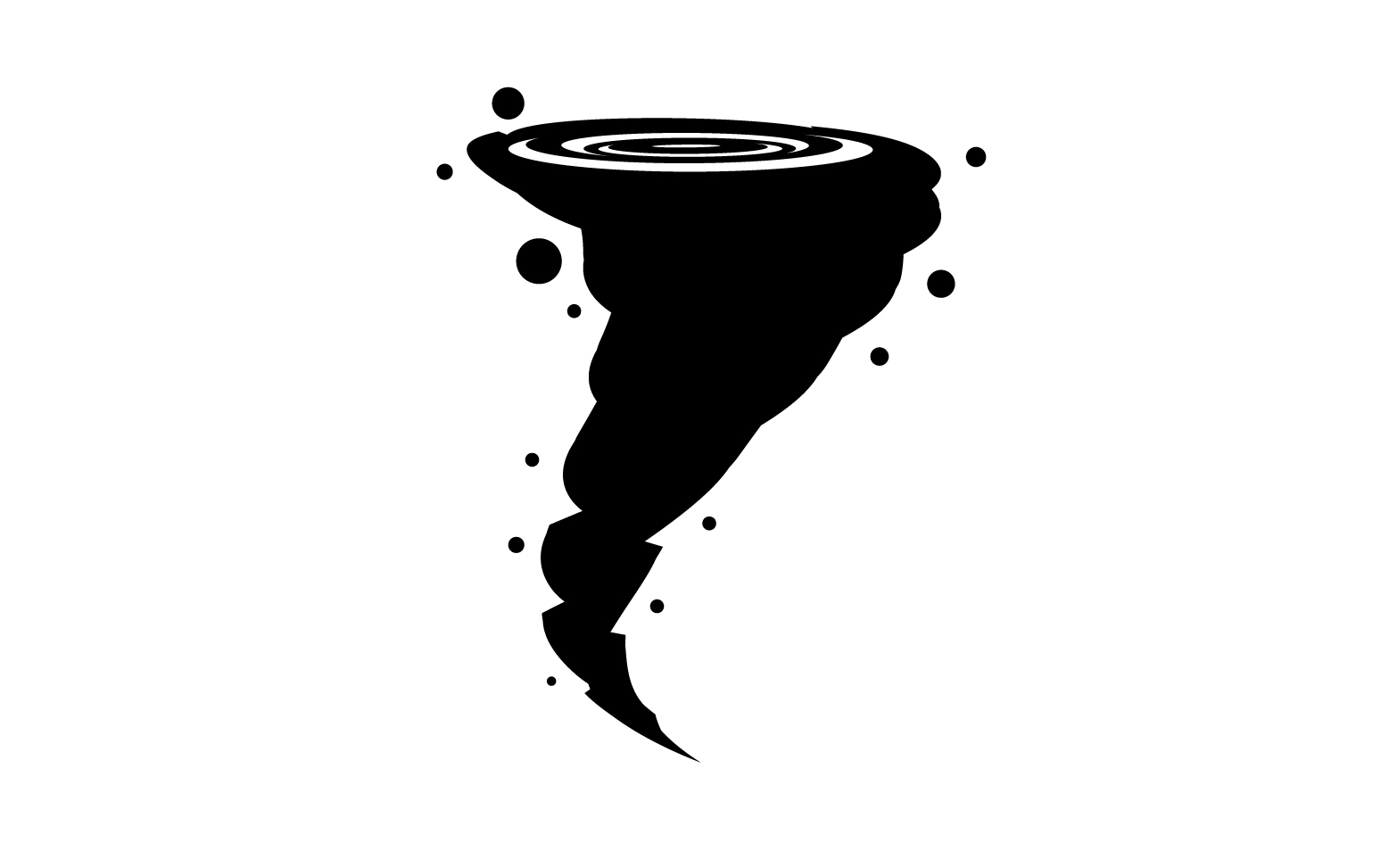 Tornado vortex icon logo vector v13